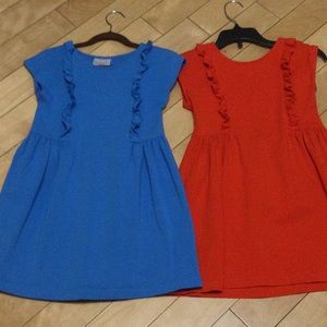 Hanna Anderson Size 5 Like New perfect condition 2 dresses